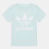 Adidas Originals TREFOIL TEE UNISEX - Print T-shirt - Almost Blue/white