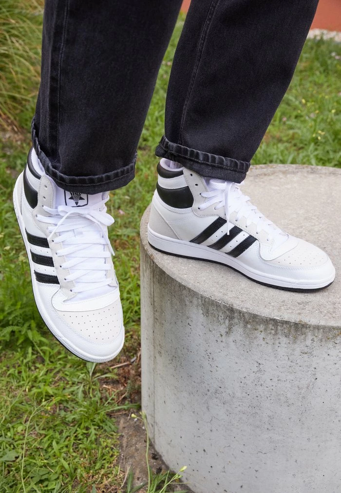 Adidas Originals TOP TEN RB UNISEX - High-top Trainers - Footwear White/crystal White/core Black 2 Adidas Originals TOP TEN RB UNISEX - High-top Trainers - Footwear White/crystal White/core Black - Image 2