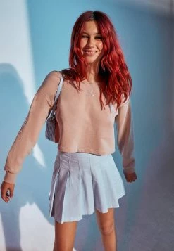 Adidas Originals SLOUCHY CREW - Sweatshirt - Ash Pearl -Adidas Originals Shop 18d089ddba144df4ab1c14ff7c7758e6