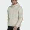 Adidas Originals HOODED PUFF - Winter Jacket - Beige