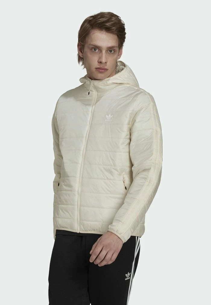 Adidas Originals HOODED PUFF - Winter Jacket - Beige 1 Adidas Originals HOODED PUFF - Winter Jacket - Beige