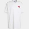 Adidas Originals TEE UNISEX - Print T-shirt - Cloud White