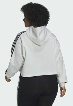 Adidas Originals ADICOLOR CLASSICS PLUS SIZE - Hoodie - White -Adidas Originals Shop 1989af9057264d4e9dd6a3aec50c13a6