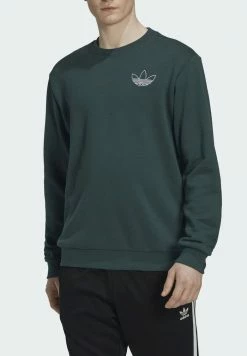Adidas Originals TREFOIL SERIES - Sweatshirt - Green -Adidas Originals Shop 19e90d47ec0d455e9b0107cda9fb0aaa