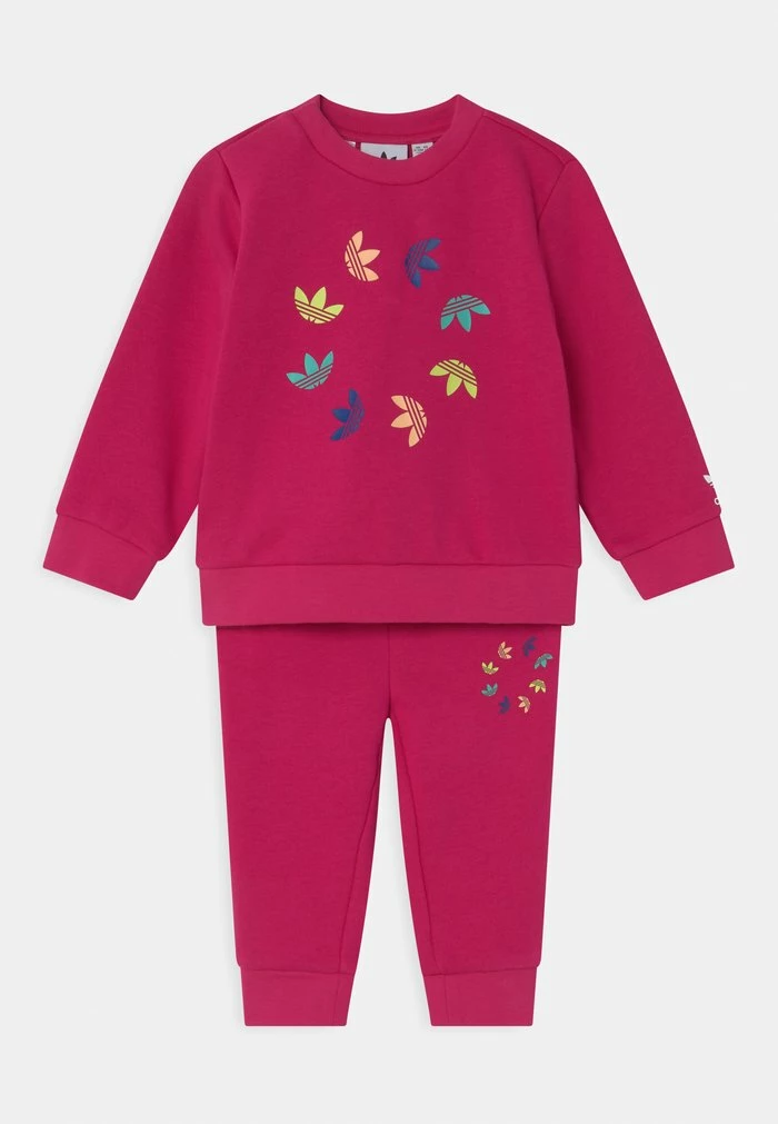 Adidas Originals CREW SET UNISEX - Tracksuit - Bold Pink 1 Adidas Originals CREW SET UNISEX - Tracksuit - Bold Pink