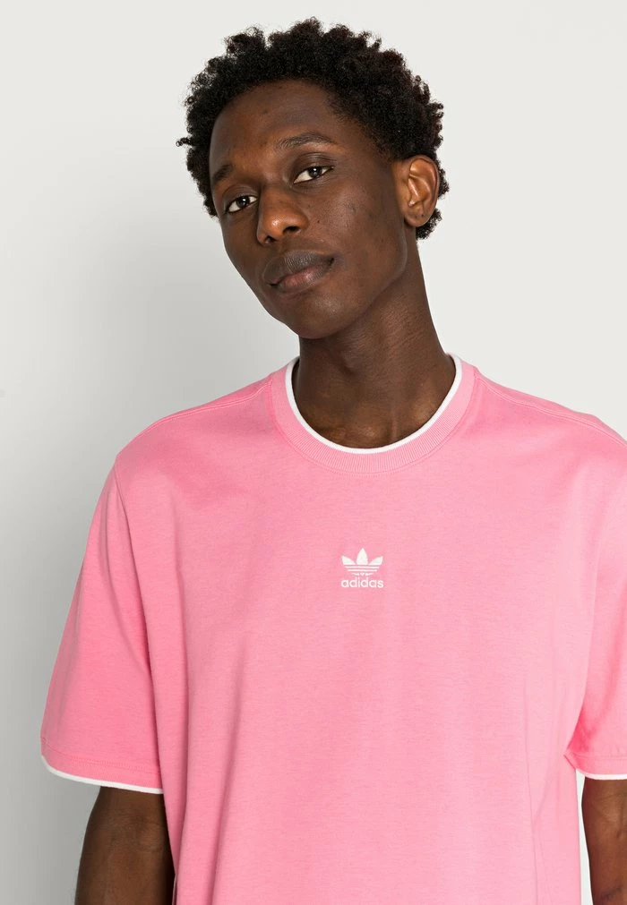 Adidas Originals ESS TEE - Basic T-shirt - Bliss Pink 5 Adidas Originals ESS TEE - Basic T-shirt - Bliss Pink - Image 5