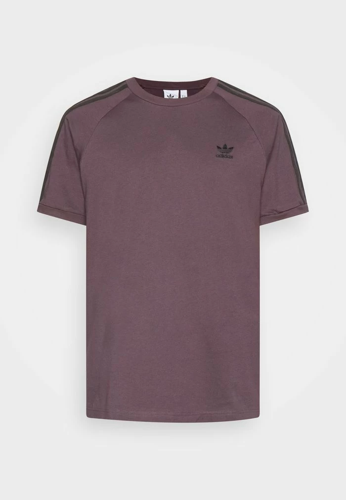 Adidas Originals PLUSH TEE - Print T-shirt - Shadow Maroon 5 Adidas Originals PLUSH TEE - Print T-shirt - Shadow Maroon - Image 5