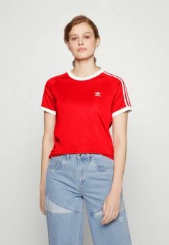 Adidas Originals SLIM TEE - Print T-shirt - Vivid Red