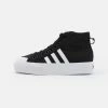 Adidas Originals NIZZA PLATFORM MID - High-top Trainers - Core Black/footwear White