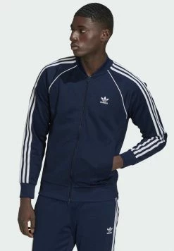 Adidas Originals Zip-up Sweatshirt - Blue