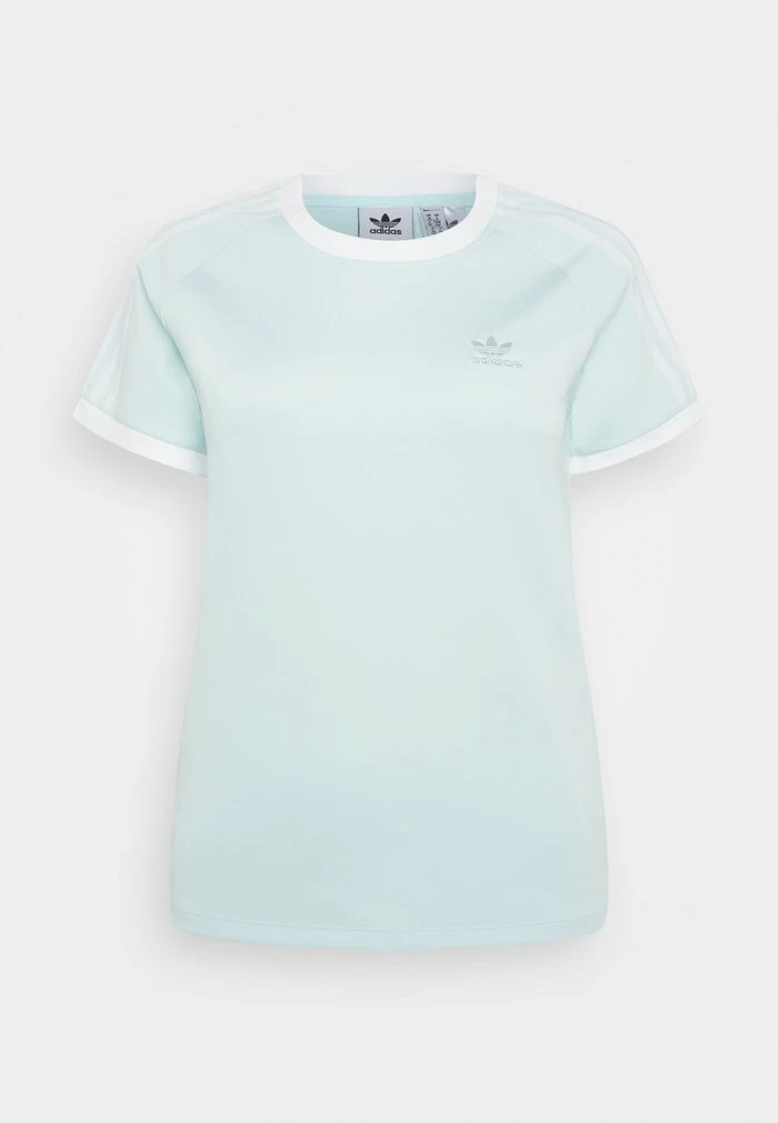 Adidas Originals SLIM TEE - Print T-shirt - Almost Blue 5 Adidas Originals SLIM TEE - Print T-shirt - Almost Blue - Image 5