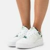 Adidas Originals FORUM BOLD VEGAN - Trainers - White/linen Greelmost Lime