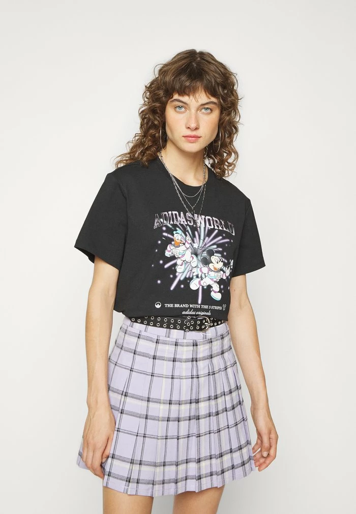 Adidas Originals GRAPHIC TEE - Print T-shirt - Black 3 Adidas Originals GRAPHIC TEE - Print T-shirt - Black - Image 3