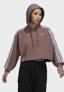 Adidas Originals ADICOLOR CLASSICS CROP - Hoodie - Pink