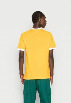 Adidas Originals STRIPES TEE UNISEX - Print T-shirt - Yellow -Adidas Originals Shop 234cda8f518f4405b94ac78d35cc439d