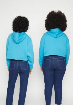 Adidas Originals ADICOLOR CLASSICS CROP - Hoodie - App Sky Rush -Adidas Originals Shop 23b61e14147044159728b488e1fde7c6