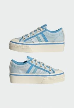Adidas Originals NIZZA PLATFORM UNISEX - Trainers - Blue -Adidas Originals Shop 240ffc7927e74c708b4e61afd6ea1396