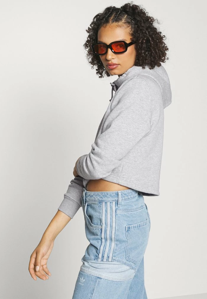 Adidas Originals HOODIE - Hoodie - Grey Heather 4 Adidas Originals HOODIE - Hoodie - Grey Heather - Image 4