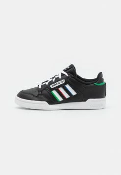 Adidas Originals CONTINENTAL 80 STRIPES UNISEX - Trainers - Core Black/footwear White/vivid Red