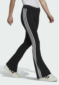 Adidas Originals FLARED PANTS - Leggings - Trousers - Black -Adidas Originals Shop 25aa08d2f059492bb66c624decfdda13