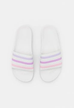 Adidas Originals ADILETTE - Mules - Footwear White/bliss Lilac/purple Tint -Adidas Originals Shop 25c68077c61e4cbfb378958b5a3c7652