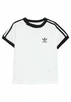 Adidas Originals 3 STRIPES TEE UNISEX - Print T-shirt - White/black -Adidas Originals Shop 25cbbb890cb6496eb7965bf4a0b2afab