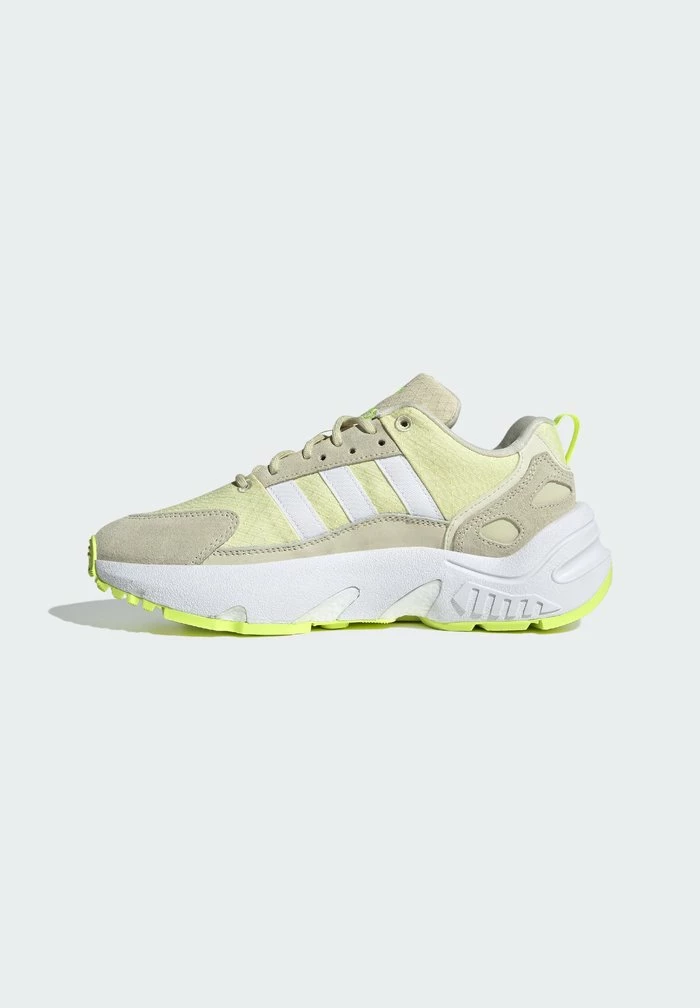 Adidas Originals ZX BOOST - Trainers - Yellow 3 Adidas Originals ZX BOOST - Trainers - Yellow - Image 3