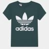Adidas Originals TREFOIL TEE UNISEX - Print T-shirt - Mineral Green