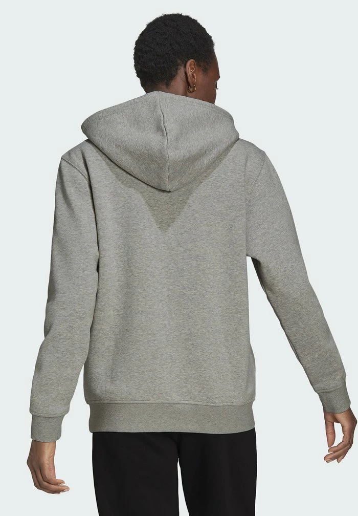 Adidas Originals ADICOLOR ESSENTIALS FLEECE - Hoodie - Grey 2 Adidas Originals ADICOLOR ESSENTIALS FLEECE - Hoodie - Grey - Image 2