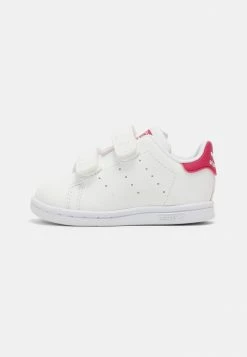 Adidas Originals STAN SMITH UNISEX - Trainers - White/bold Pink