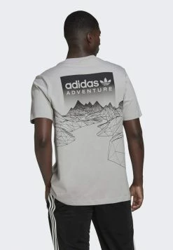 Adidas Originals TEE - Print T-shirt - Grey