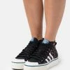 Adidas Originals NIZZA PLATFORM MID - High-top Trainers - Core Black/footwear White/off White