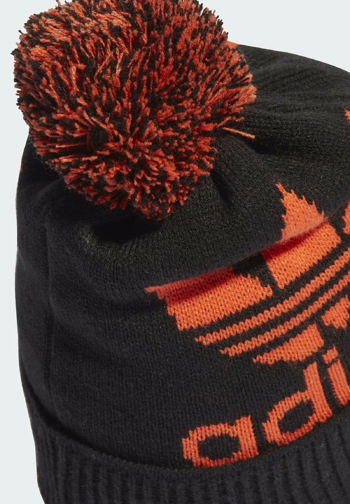 Adidas Originals Beanie - Black Semi Impact Orange 3 Adidas Originals Beanie - Black Semi Impact Orange - Image 3