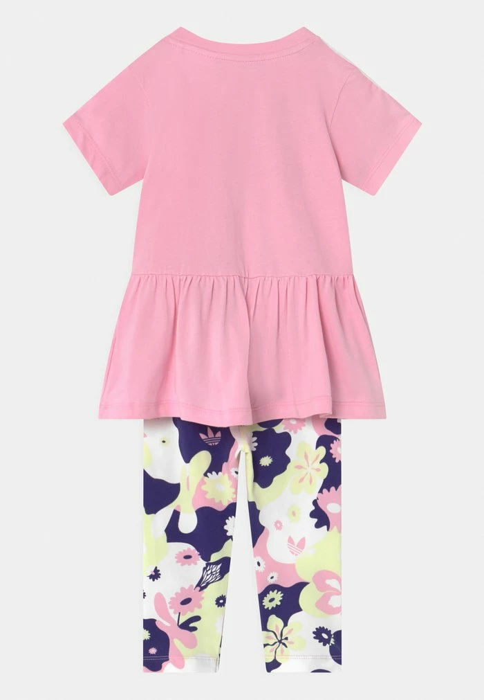 Adidas Originals DRESS SET - Leggings - Trousers - True Pink/white/almost Lime/legacy Indigo 2 Adidas Originals DRESS SET - Leggings - Trousers - True Pink/white/almost Lime/legacy Indigo - Image 2