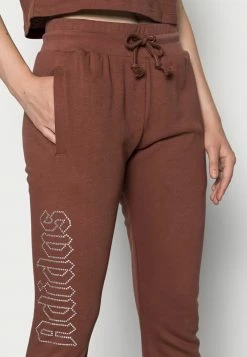 Adidas Originals OPEN HEM - Tracksuit Bottoms - Earth Brown -Adidas Originals Shop 28276ed86970406ab6220861e92724b7