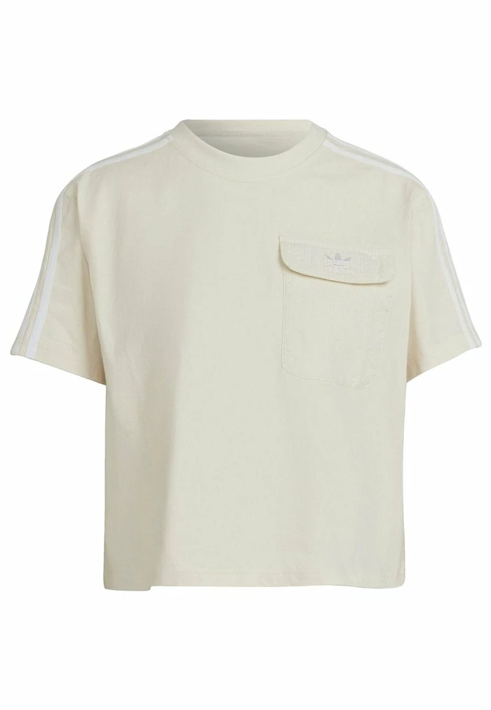 Adidas Originals CLASSICS - Print T-shirt - Beige 6 Adidas Originals CLASSICS - Print T-shirt - Beige - Image 6