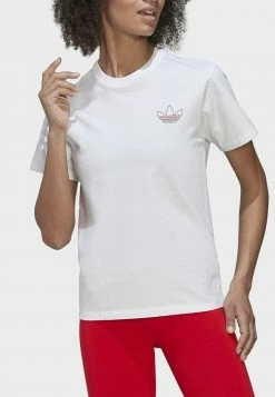 Adidas Originals GRAPHIC - Print T-shirt - White -Adidas Originals Shop 2948f398fe9147f0b9e3b9ccce02892f