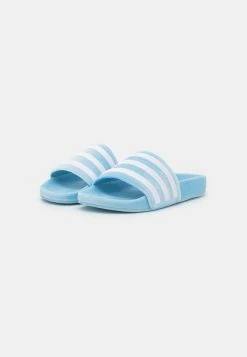 Adidas Originals ADILETTE - Mules - Clear Blue/footwear White -Adidas Originals Shop 2a43d62a24ee40928f591a97e0e1b8f3