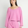 Adidas Originals SLOUCHY CREW - Sweatshirt - Bliss Orchid