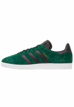 Adidas Originals GAZELLE - Trainers - Collegiate Green/black/gold Metallic