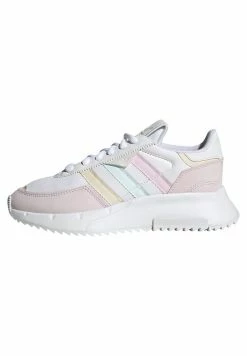 Adidas Originals RETROPY F2 J - Trainers - Ftwr White/almost Pink/almost Blue