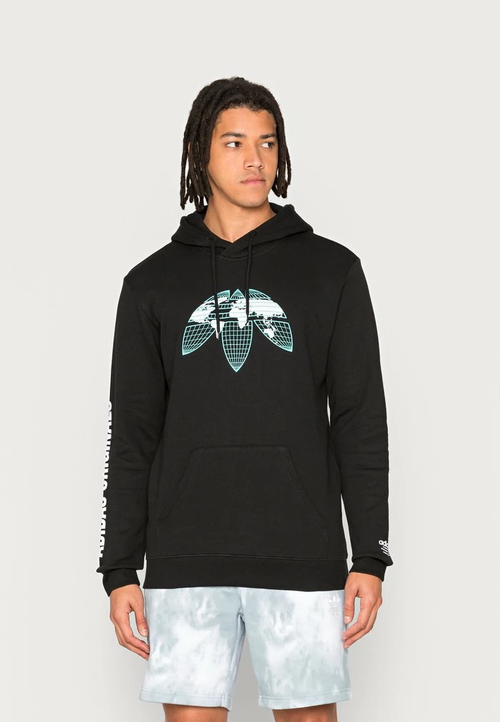 Adidas Originals UNITED HOODIE UNISEX - Sweatshirt - Black 1 Adidas Originals UNITED HOODIE UNISEX - Sweatshirt - Black