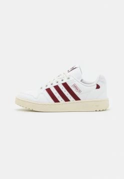 Adidas Originals NY 90 STRIPES UNISEX - Trainers - Footwear White/collegiate Burgundy/offwhite