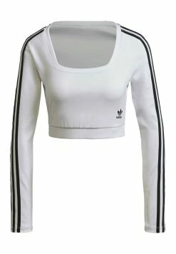 Adidas Originals LONG SLEEVE - Long Sleeved Top - White -Adidas Originals Shop 2cd3a78f6f754417bdcef637d23afaa0
