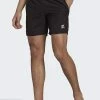 Adidas Originals ESSENTIALS ORIGINALS ADICOLOR PRIMEGREEN SWIM SHORTS - Swimming Shorts - Black