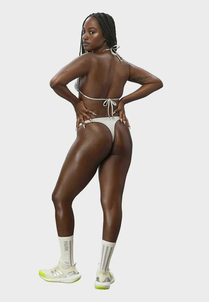 Adidas Originals IVY PARK V-CUT SWIM BOTTOMS - Bikini Bottoms - Silver 2 Adidas Originals IVY PARK V-CUT SWIM BOTTOMS - Bikini Bottoms - Silver - Image 2