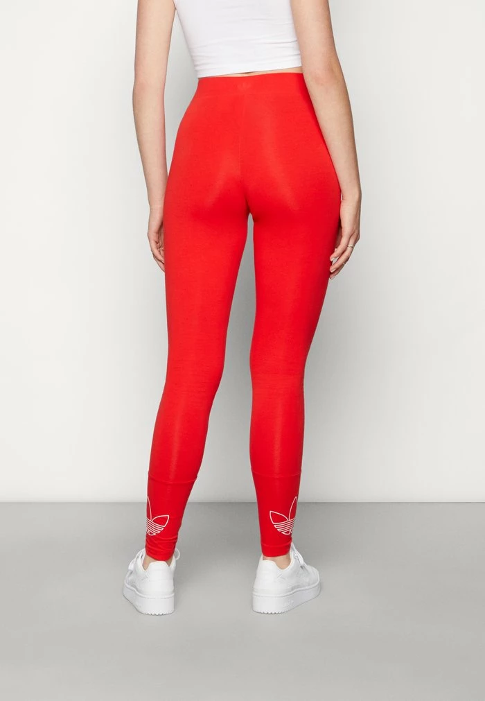 Adidas Originals Leggings - Trousers - Vivid Red 3 Adidas Originals Leggings - Trousers - Vivid Red - Image 3