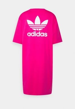 Adidas Originals TEE DRESS - Jersey Dress - Real Magenta -Adidas Originals Shop 2ef44262c8c74360a682ccca6e80090e