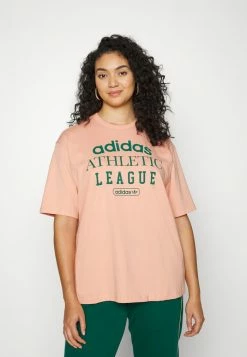 Adidas Originals ADIDAS RETRO LUXURY TEE - Print T-shirt - Ambient Blush -Adidas Originals Shop 2fc33839a4a5444e888356af20159e25