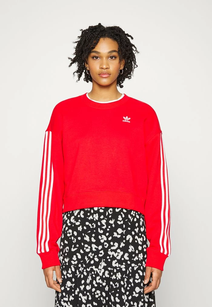 Adidas Originals ADICOLOR CLASSICS - Sweatshirt - Vivid Red 1 Adidas Originals ADICOLOR CLASSICS - Sweatshirt - Vivid Red
